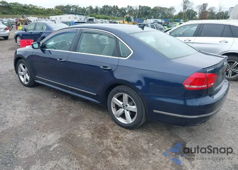 2013 Volkswagen Passat 3.6L V6 Sel Premium из США, поврежденный, VIN 1VWCM7A35DC082327